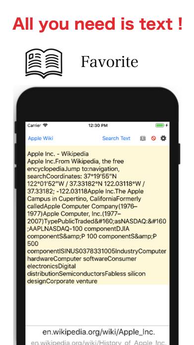 Search Web Text on URL Browser Schermata dell'app #2