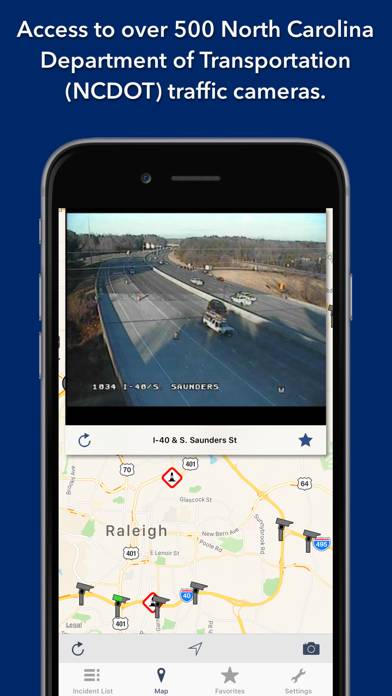 North Carolina Roads Traffic App screenshot #2