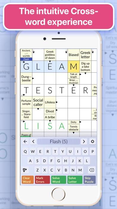 Pure Crosswords: Daily Puzzles App screenshot #1