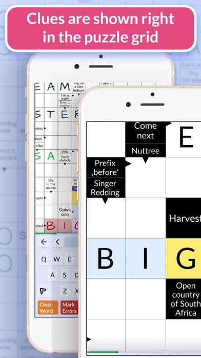 Pure Crosswords: Daily Puzzles game screenshot