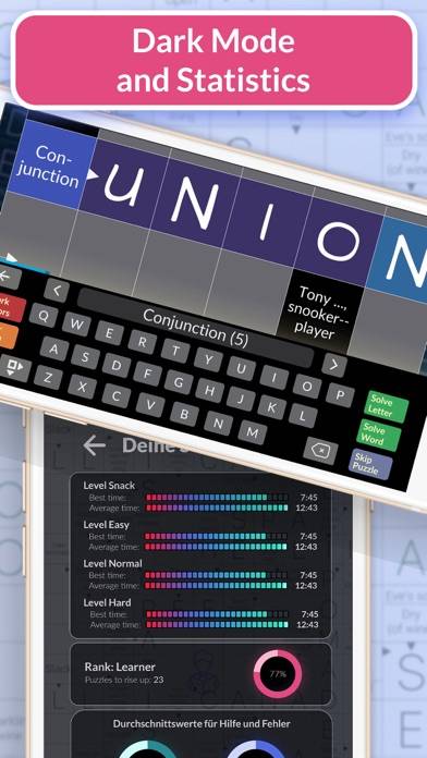 Pure Crosswords: Daily Puzzles game screenshot