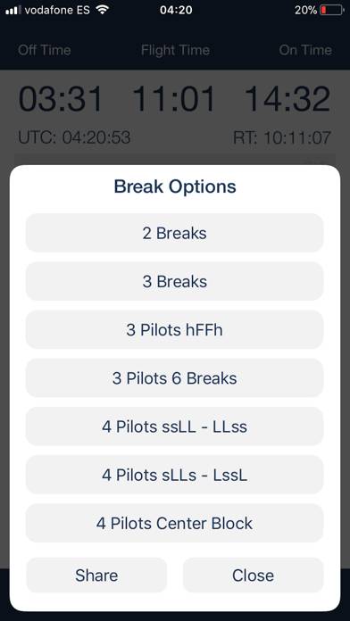 Flight Breaks App screenshot