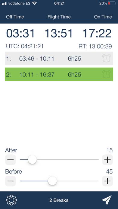 Flight Breaks App screenshot