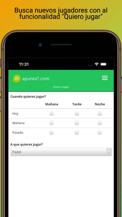 ApuntaT.com Captura de pantalla de la aplicación #4