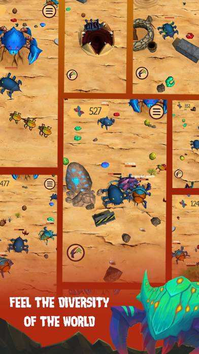 Spore Monsters.io Pitfall Crab game screenshot