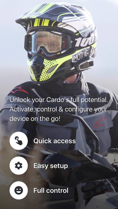 Cardo Connect skärmdump