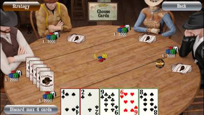 Cowboy Cardsharks Poker Uygulama ekran görüntüsü #2