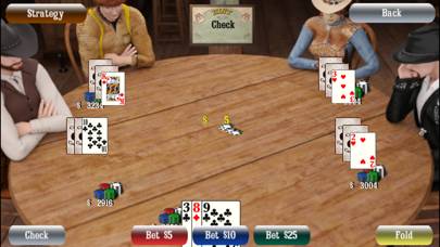 Cowboy Cardsharks Poker Uygulama ekran görüntüsü #6