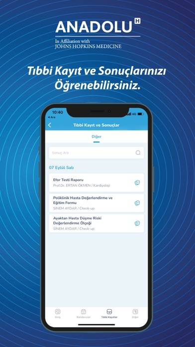 Anadolu Sağlık Merkezi App screenshot #3
