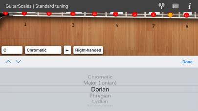 Guitar scales and modes Pro Schermata dell'app