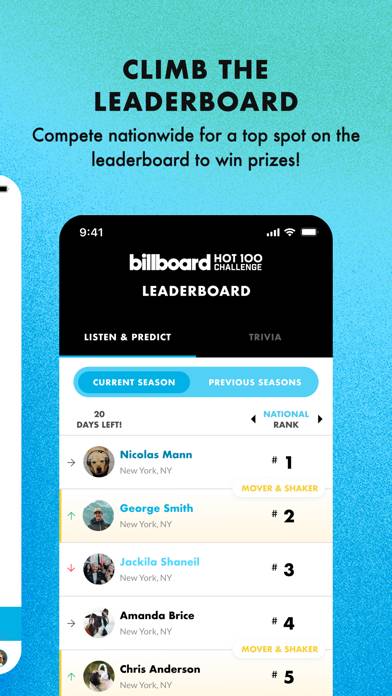 Billboard Hot 100 Challenge App screenshot #3