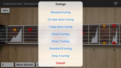 Guitar Intervals Pro Captura de pantalla de la aplicación #2