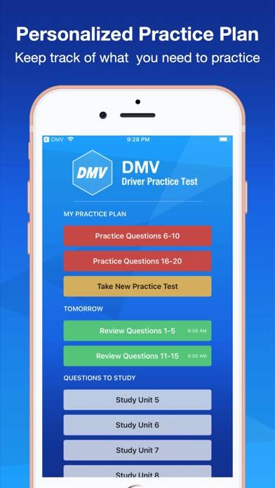 DMV Practice Test Smart Prep plus Captura de pantalla de la aplicación #4