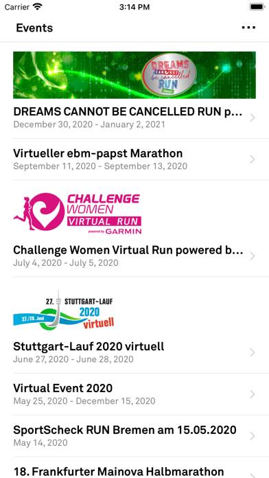 Mika:timing events App-Screenshot #1