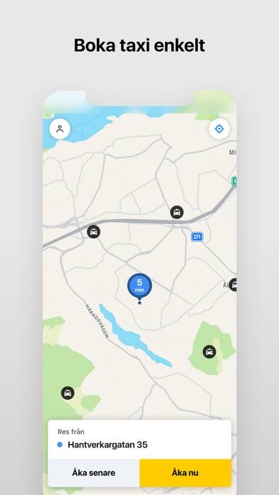 Uppsala Taxi 100 000 skärmdump