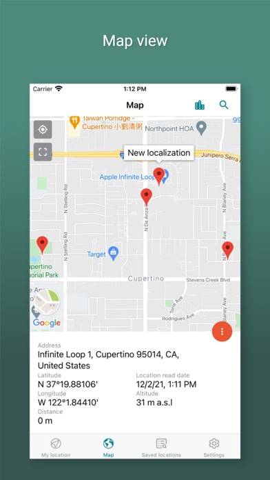 My GPS Coordinates ° App screenshot #3