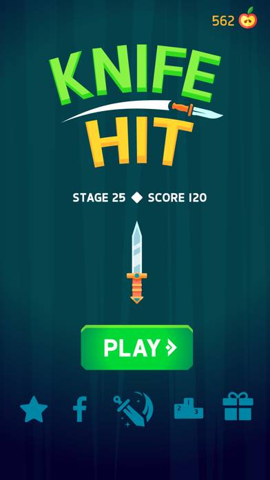 Knife Hit Captura de pantalla de la aplicación #4