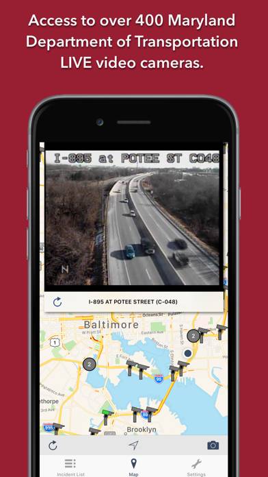 Maryland Roads Traffic App screenshot #2