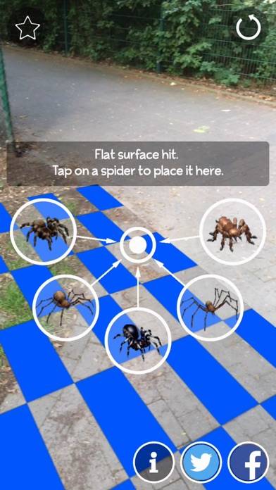 AR Spiders App screenshot #1
