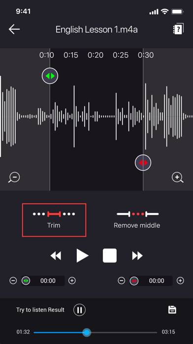 Voice recorder App screenshot #2