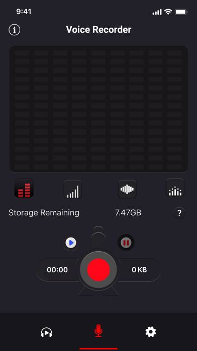 Voice recorder Schermata dell'app #3