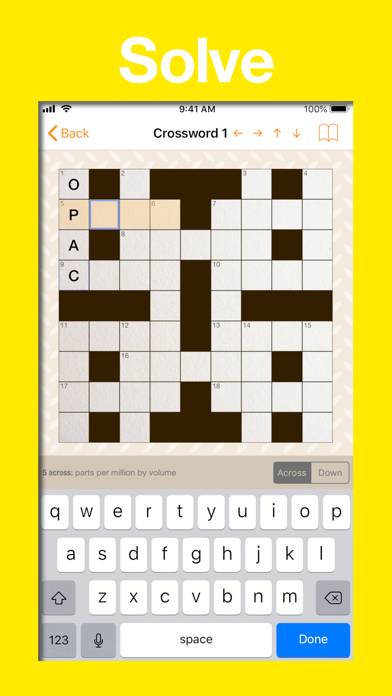 Accessible Crosswords Schermata dell'app #1