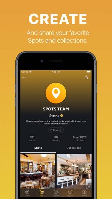 Spots: Discover Amazing Places App screenshot