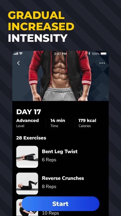 Six Pack in 30 Days Captura de pantalla de la aplicación #6