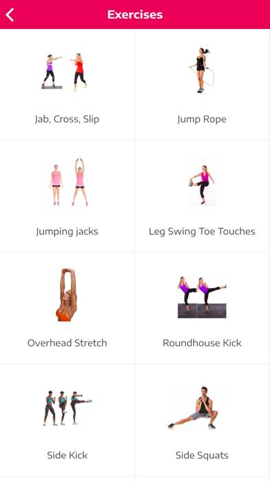 Cardio Kickboxing Workout Captura de pantalla de la aplicación #2