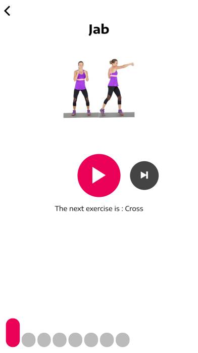 Cardio Kickboxing Workout Captura de pantalla de la aplicación #5