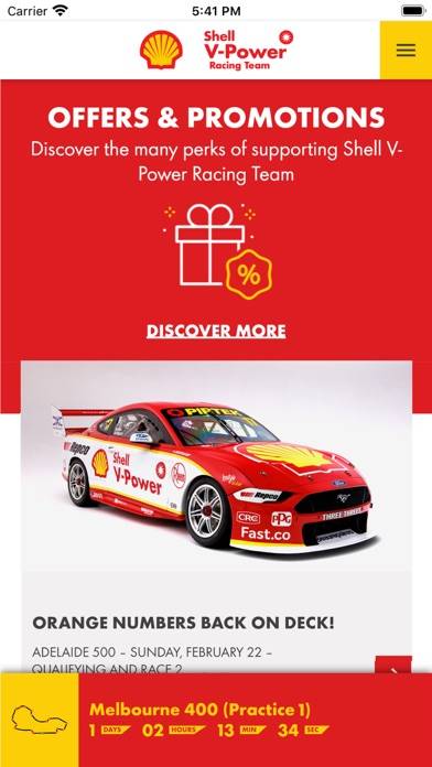 Shell V-Power Racing Team App screenshot #1
