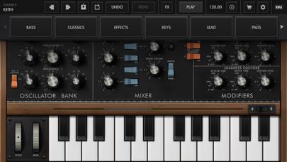 Minimoog Model D Synthesizer Captura de pantalla de la aplicación #3