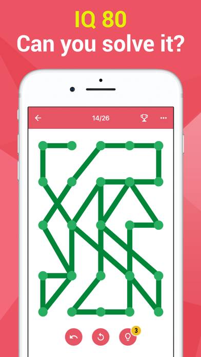One Line One Stroke Mind Game Schermata dell'app #2