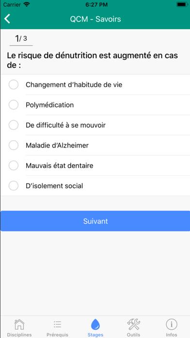 Total Stages infirmiers Capture d'écran de l'application