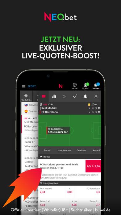 NEO.bet App-Screenshot #3