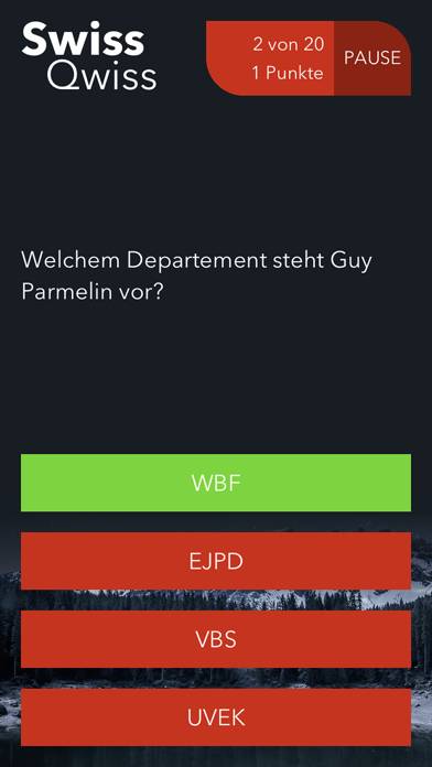 SwissQwiss App-Screenshot #5