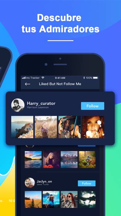 Ins Tracker Followers Insights Captura de pantalla de la aplicación
