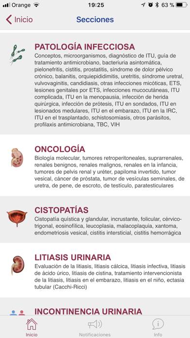 Urología Práctica 4ª edición Captura de pantalla de la aplicación #2