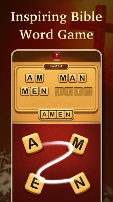 Bible Word Puzzle Captura de pantalla de la aplicación #3