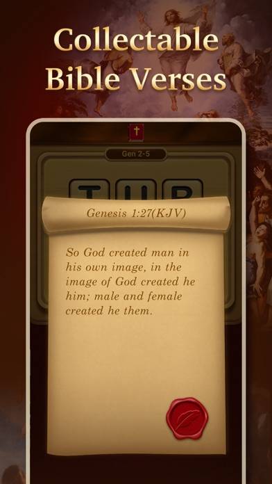 Bible Word Puzzle Captura de pantalla de la aplicación #5