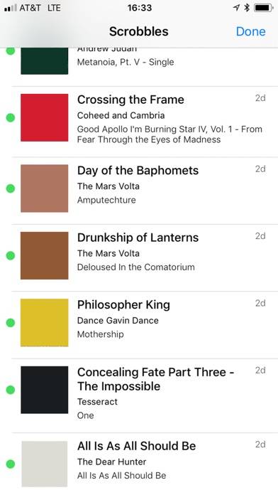 SimpleScrob Last.fm Scrobbler App screenshot