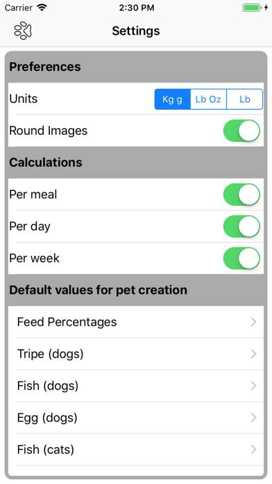 RAW / BARF Pet Dinner Capture d'écran de l'application #4