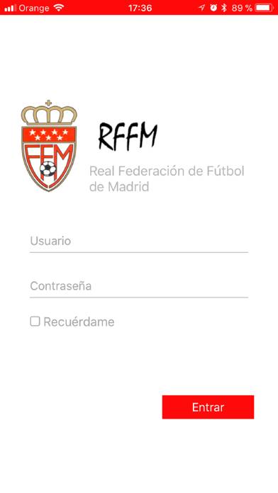 Intranet RFFM Captura de pantalla de la aplicación #1