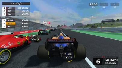F1 Mobile Racing Schermata dell'app #1