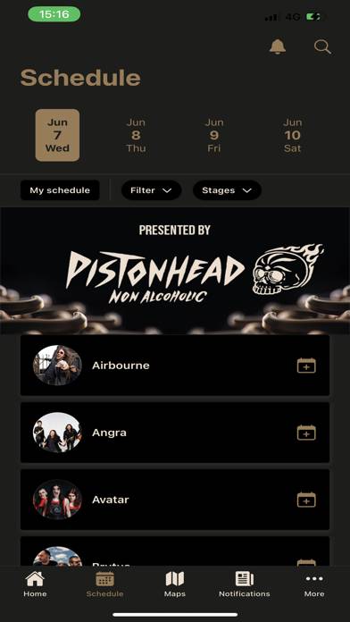 Sweden Rock Festival App skärmdump #2