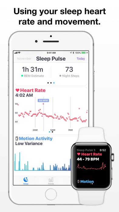 Sleep Tracker for Watch App screenshot