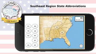 USA Puzzle • Geography Captura de pantalla de la aplicación #6