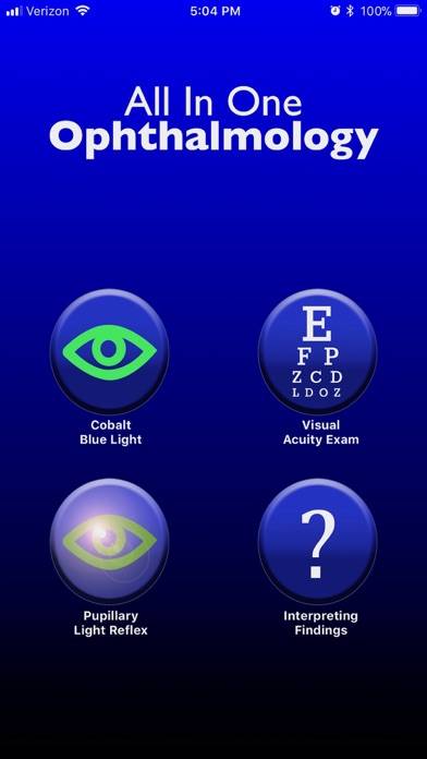 All In One Ophthalmology Schermata dell'app #1