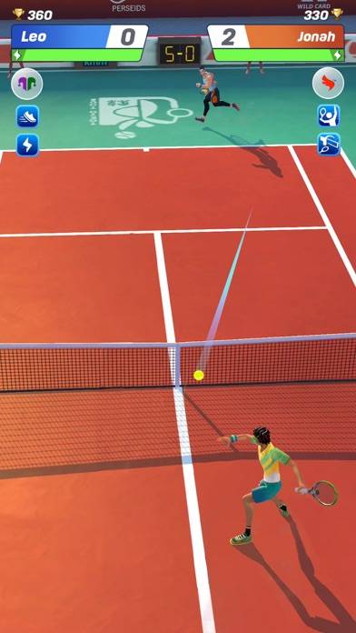 Tennis Clash：Sports Stars Game Captura de pantalla de la aplicación #1