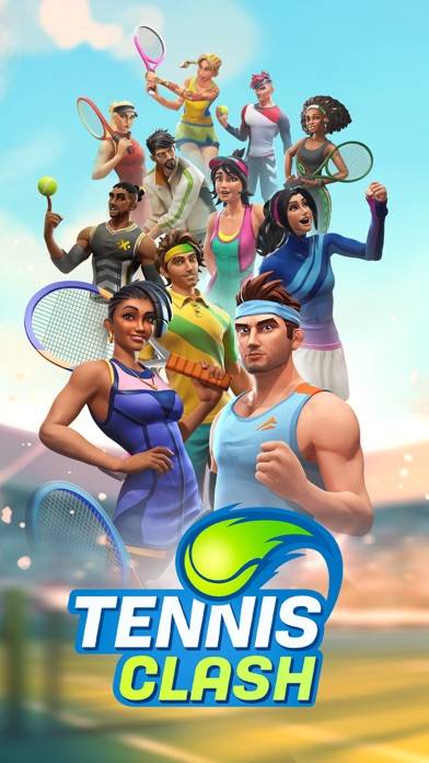 Tennis Clash：Sports Stars Game Скриншот приложения #3